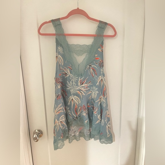 Free People Lace Trim Top - Picture 1 of 5